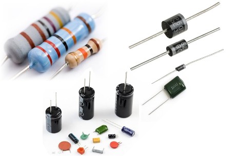 Capacitor,Resistors, Diode